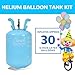 LANFU 7L Helium Tank for Balloons at Home Helium Balloon Pump Kit Up to 30 Balloons, Perfect for Parties Events (Only Helium Tank)