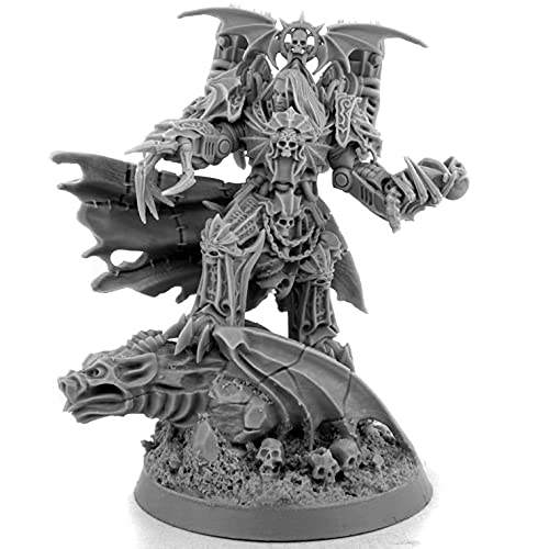 Kit Modelo Resina 40mm Chaos Lord of The Night miniatura 1