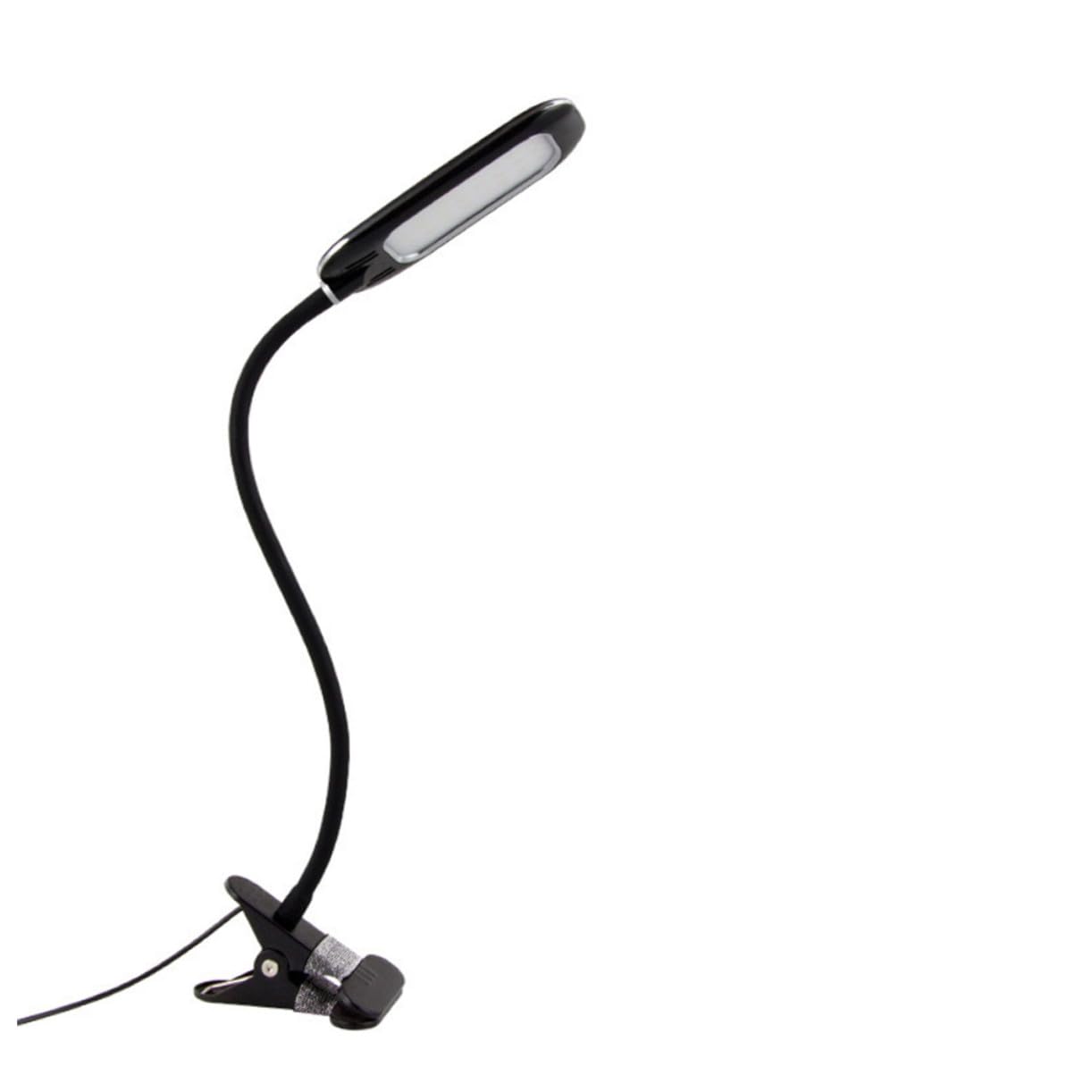 Lámpara LED de Lectura con Clip USB Flexible Luz Portátil y para Dormitorio Camping y Lectura Nocturna