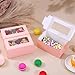 Ybaoo 65 PCS Pink Cookie Boxes with Window - 6.29x3.54x2.95 Inches Bakery, Treat, Dessert, Pie, Donuts, Macaroon, Cupcake, Small Gift Boxes for Party, Business(Pink)