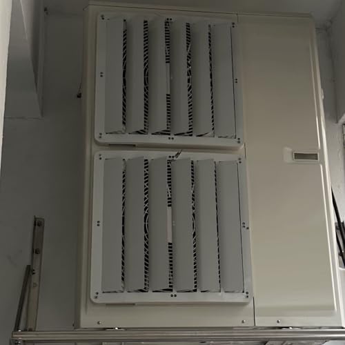 Genérico Soporte para Cubierta de Aire Acondicionado Exterior - Guía de Viento de Acero Inoxidable, protección contra Corrientes de Aire directas para compresor y Condensador de Aire Acondicionado, d