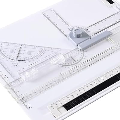 A4 Drawing Board Drafting Table Portable Adjustable Angle Anti Slip Support Legs Drawing Tool Set for Engineering Students