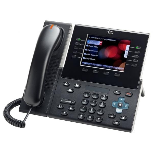 Cisco CP-8961-C-K9 Téléphone IP Blanc avec Écran Couleur Haute Résolution