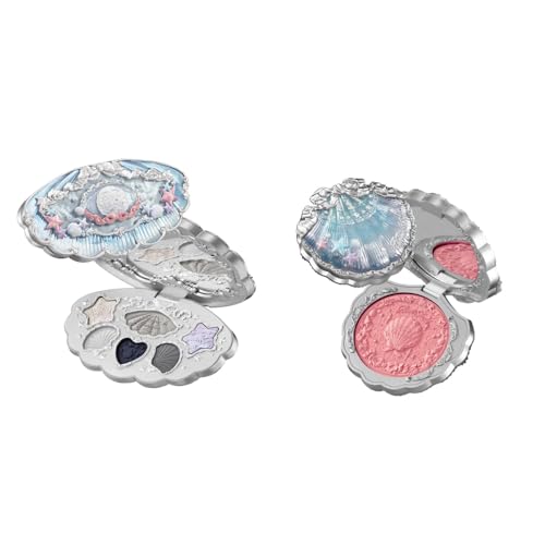 Flower Knows Shell's Jewel 6-Color Makeup Palette+Embossed Blush