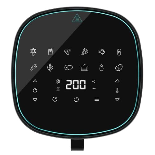 Cecotec Airfryer zonder olie van 6,5L Cecofry Fantastik Inox 6500, 1700W, PerfectCook-technologie, 12 kookmodi, Touchscreen, Temperatuur instelbaar 80-200ºC, Kookt tot 60 minuten - Afbeelding 3