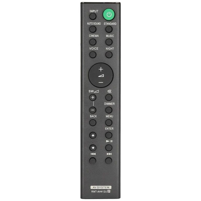1 pièce for système AV RMT-AH412U, télécommande de Remplacement, for HT-S20R HT-S40R HT-S500RF HT-S700RF SS-S20R SS-S40R