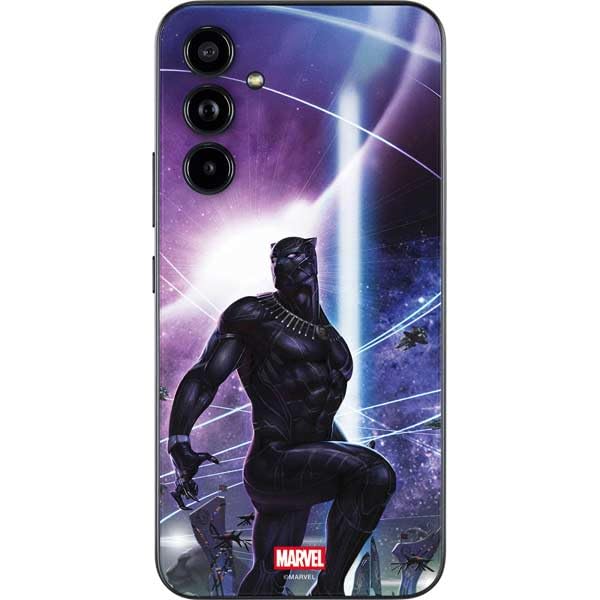 Skinit Decal Phone Skin Compatible with Galaxy A54 5G - Officially Licensed Marvel Black Panther Intergalactic Empire of Wakanda Design
