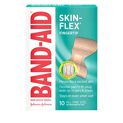 Band-Aid Brand Skin-Flex Adhesive Bandages for First Aid and Wound Care, Finger, 10 ct