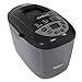West Bend Hi-Rise Bread Maker Machine Programmable 12 Programs Including Gluten Free & 3 Loaf Sizes and Crust Colors with Traditionally-Shaped Horizontal Bread Pan with Dual Knead Blades, 3-Lb, Gray