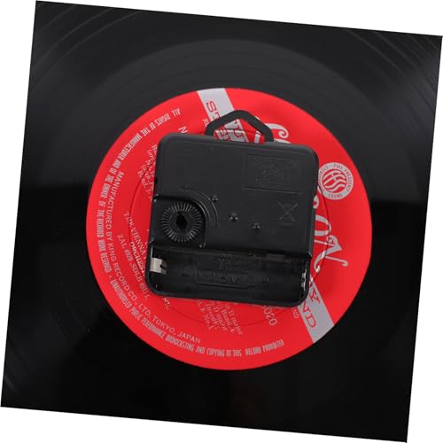 Horloge murale vinyle inversée design créatif Toyvian calme - 4