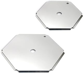 ZEOOR ガスコンロ 五徳カバー 3口用 安全装置付 対応 大 小 2点セット ステンレス 汚れ防止