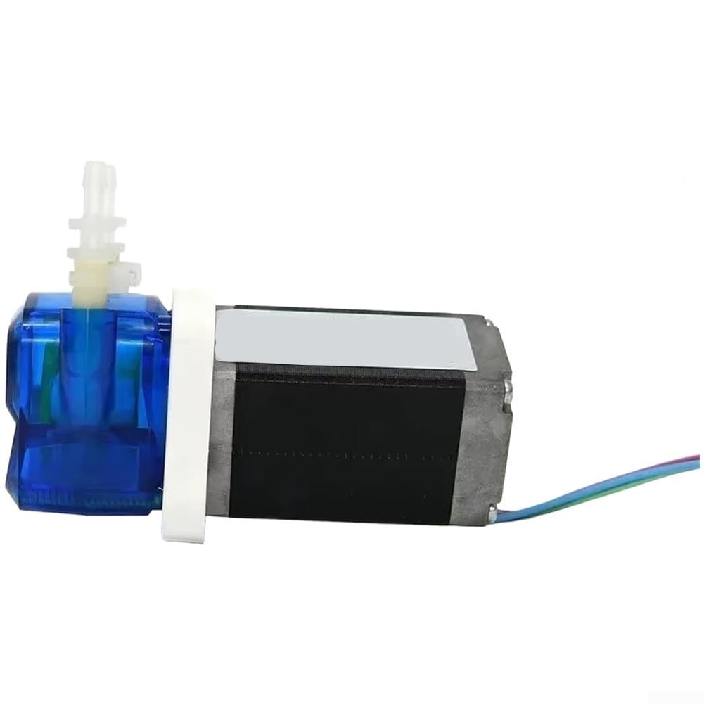 Bomba peristáltica 12 V silenciosa bomba dosificadora para acuario de laboratorio – 70 ml/min caudal manguera de 3 mm (STB10-24V)