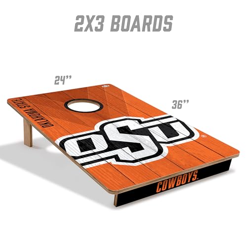 Jeu de cornhole Oklahoma State pour vos barbecues et jardins