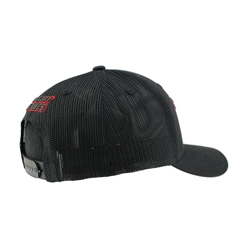 Gorra Snapback Ajustable Oficial NHL Unisex Negra miniatura 6