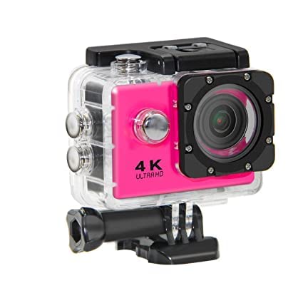Elevea 𝟏𝟓 𝐘𝐞𝐚𝐫𝐬 𝐖𝐚𝐫𝐫𝐚𝐧𝐭𝐲 4K HD WiFi 16MP Sports Waterproof Camera with Micro SD Card Slot, 2 inch LCD Wide Angle and Multi Language Action Video up to 30M - (Pink)-picture-26