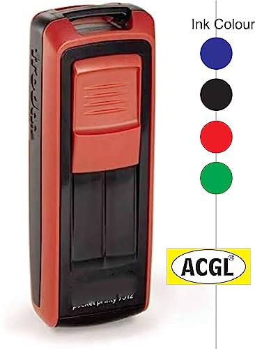Image of Super Customized Self Ink Pri Ink Pocket (Rubber Stamp) with Your Matter (ACGL Black-RED)