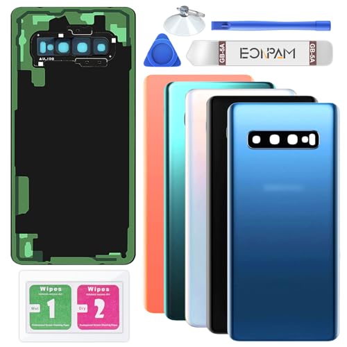 Vitre Arrière Samsung Galaxy S10+ Plus G975 Bleue Origine