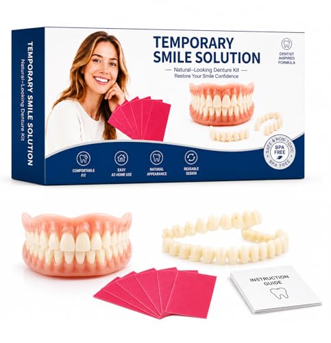 Temporary Denture Kit for Men & Women (Petalira)