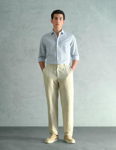 Image of Arrow Solid Slim Fit Formal Shirts for Men - Full Sleeve Shirt for Man