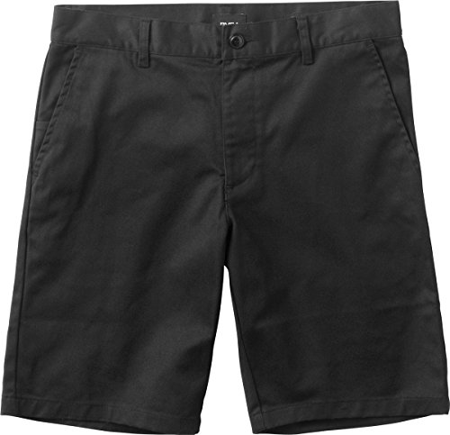 RVCA Garçon Weekday Non-Denim pantalon noir résistant taille 23