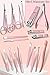 Manicure Sets For Women Gift Manicure set Prosesional, Nail Clippers Manicure Kit Pedicure Kit 18 in 1 Aceoce Luxury Manicure Pedicure Set kit Travel Gifts Choice for Women Mother Men