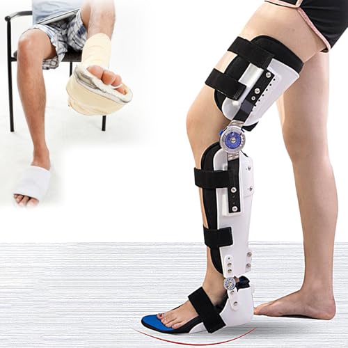Rodillera Con Bisagras Rom Ajustable, Con Estabilizadores Laterales Para Las Piernas, Ortesis Inmovilizadora De Soporte De Rodilla Posoperatoria Para Mujeres, Dolor De,knees-M