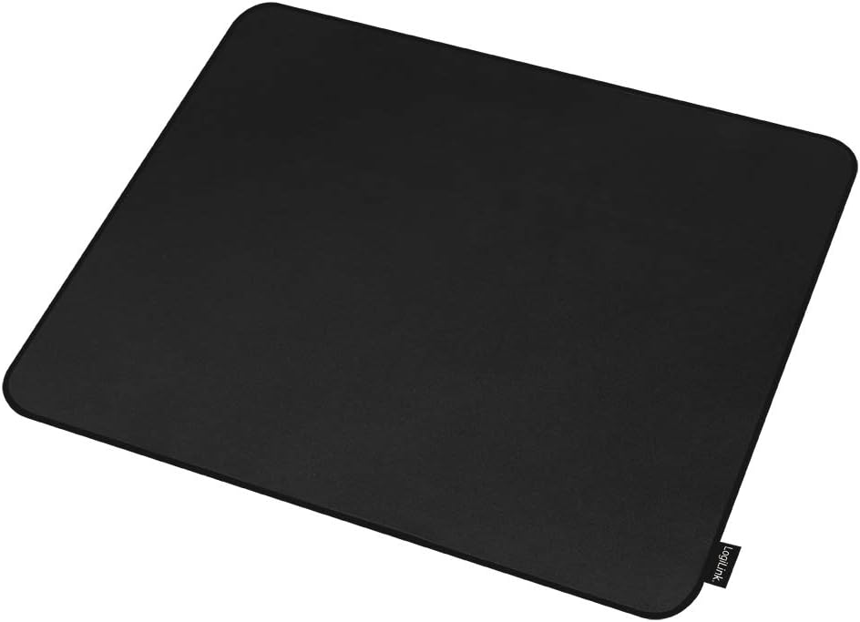 Logilink - Flexible Gaming Mouse pad with Non-Slip Underside and Particularly Sliding Polyester Surface Black Größe XXL (890 x 435x 2mm)