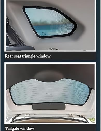 Pare-soleil auto Benz S Class W221 solution anti-chaleur pour vitres latérales avant arrière - 6