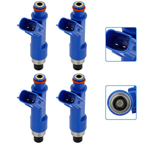 SCITOO Fuel Injectors Automotive Engine 12 Holes 4Pcs Replacement For Pontiac For Vibe 2005-2007,For Toyota For Corolla 2004-2008,For Toyota For Matrix 2005-2008 by SCITOO - Image 2