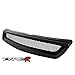 Fit 1999-2000 Honda Civic Front Bumper Grille Grill Black Type-R Style with Emblem