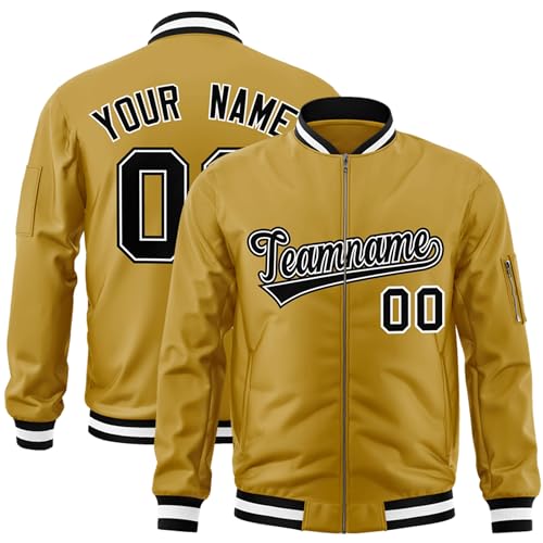 KXK Custom Bomber Jacket Lightweight Baseball Varsity Windbreaker Personalized Letters Number Logo for Adult Youth