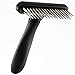 Flymoqi Dog Comb - Stainless Steel Deshedding and Dematting Undercoat Rake – for Dogs, Cats and Rabbits