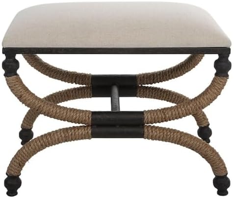 Uttermost 23741 Icaria - Small Bench-19.5 Inches Tall and 23.5 Inches Wide