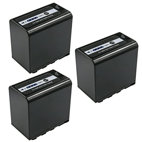 Kastar AG-VBR89G Battery 3-Pack for Panasonic Cameras