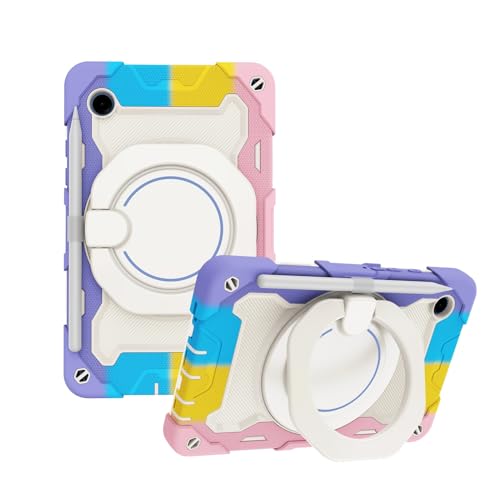 Coque Samsung Galaxy Tab A9 anti-choc enfant rose X110 X115 étui rigide