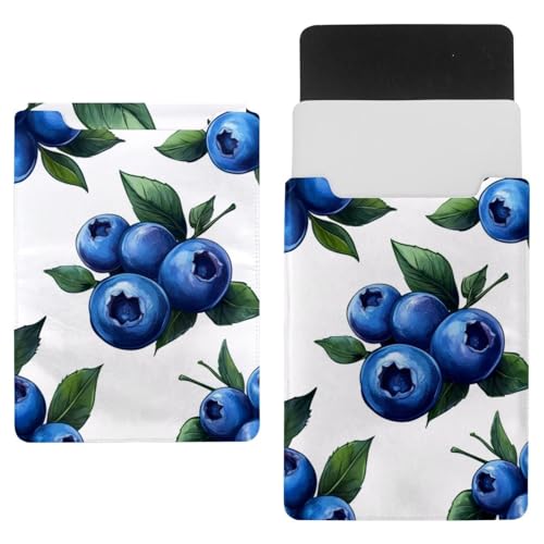 Housse ordinateur contre rayures pochette 13,8 pouces motif myrtille