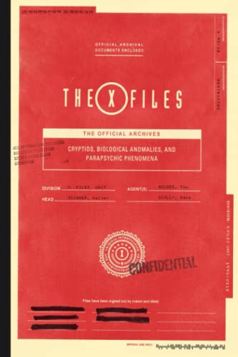 The X-Files The Official Archives Blank Notebook: 110 pages, 6x9 inches
