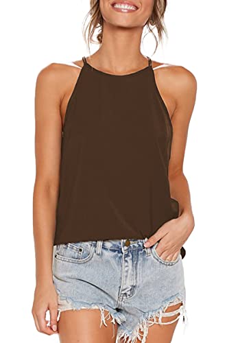 Image of LouKeith Womens Tank Tops Casual Flowy Printed Vest Shirts Sleeveless Cotton Soft Summer Tees Blouses