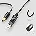 Cubilux USB C to TOSLINK Optical Audio Cable, Unidirectional Type C to SPDIF Digital Aux Cord, S/PDIF Transmitter for Computer/Laptop/PC MacBook(5.1 Surround Sound) and PS5(Stereo), 6.6 FT