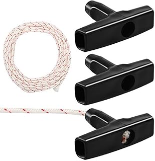 Zhichengbosi Recoil Starter Rope, 3 mm Lawn Mower Pull Cords, Engine Starter Pull Cords for Chainsaws, Lawn Mower (10 m, White)