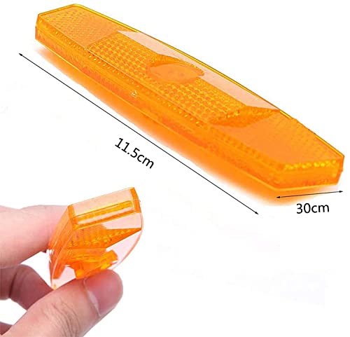 CHUANGOU 12 pièces réflecteurs de Rayons vélo , Feuille réfléchissante pour vélo , Rayons de sécurité pour vélo , pour la sécurité du vélo de Route en VTT.Catadioptres - Image 3