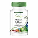 Vitamin C 1000mg gepuffert - hochdosiert - VEGAN - 90 Kapseln - Calciumascorbat