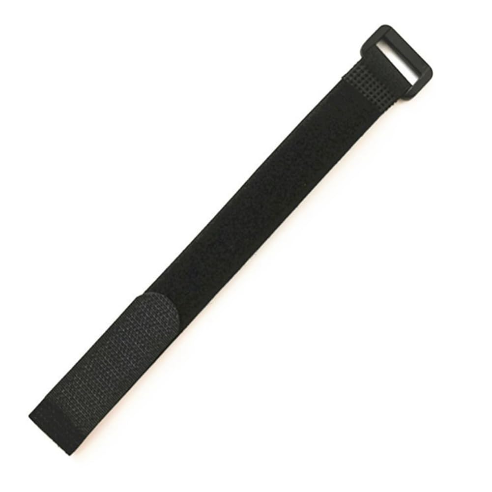 Jnchdghwa Black 50Pcs 2Cmx20cm Nylon Magic Strap Lipo Battery Ribbon Fastener Reusable Cable Tie Wrap
