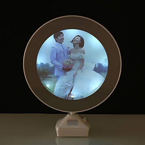 Hetarmi Enterprise Home Travel Vanity Make up Mirror fordable Led Light Round Make up Mirror 4