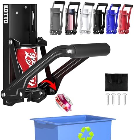 Kotto Can Crusher - Wall Mounted Can Crushers for Recycling - wit...