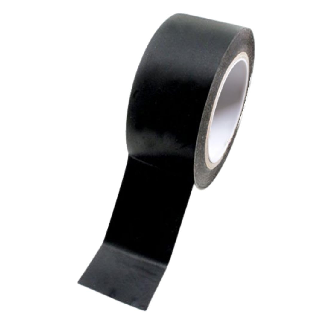 BONUS Eurotech 1BL23.47.0050/033A# Nastro adesivo in PVC per marcatura pavimento, adesivo a base di gomma, larghezza 50 mm, lunghezza 33 m, spessore 0,17 mm, nero