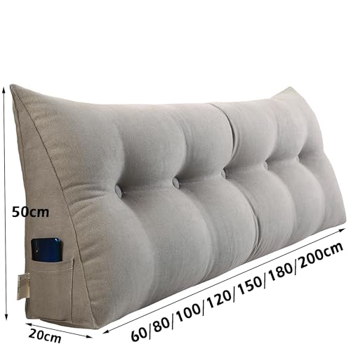 Oreiller de lecture triangulaire pour lire confortablement au lit - 6