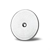 MeevrgR Schermo doccia in acciaio inox da 57,3 mm per Bezzera per macchine da caffè carimali Mag espresso, parte di ricambio argentata (1 pezzo)