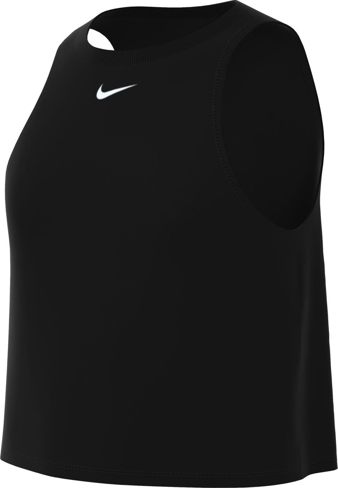 Nike Pro Girls' Dri-FIT Training Tank Top (Black/White, FV2422-010) Size Medium