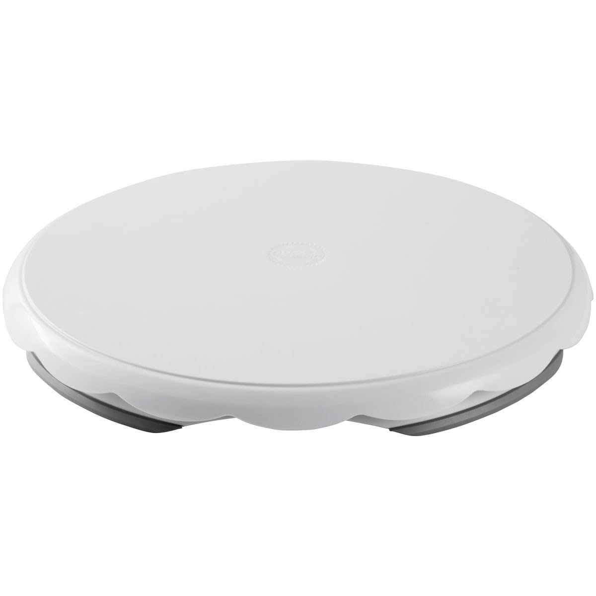 Wilton Basic Turntable Cake Stand: Rotating Cake Decorating Turntable with Ball Bearings for Cakes and Bakes up to 28 cm, 360 degrees Rotatable - White